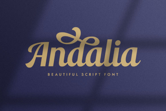 Andalia: A Refined Script Typeface for Editorial Design
