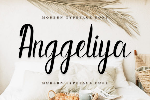 Anggeliya: A Playful Script Font for Small Business Branding