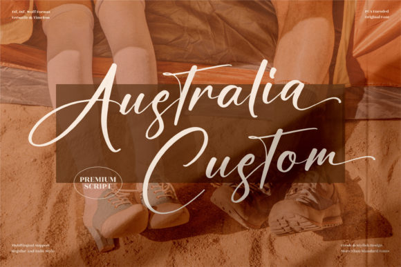 Australia Custom: A Playful Script Font for Makers
