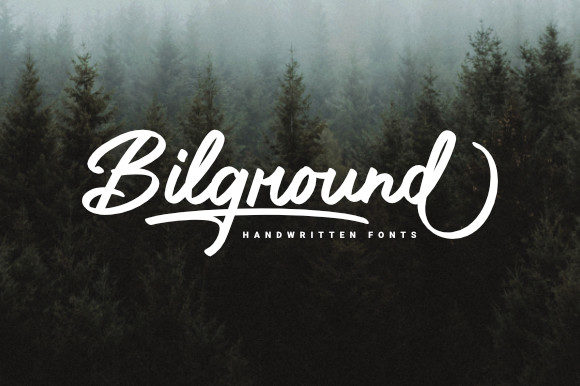 Bilground: A Flowing Script Font for Modern Web Design