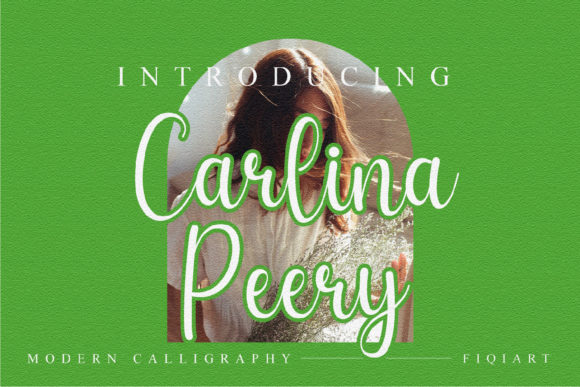 Carlina Peery: A Dazzling Script Font for Handmade Brands