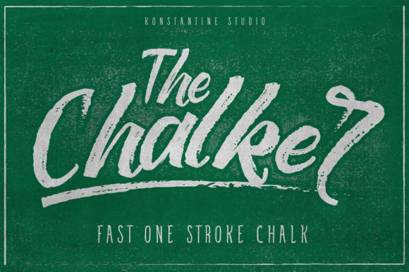 Chalker: A Playful Script Font for Editorial Design