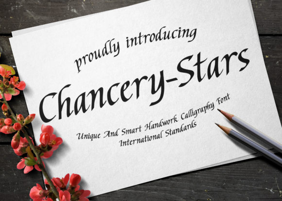 Chancery Stars Review: A Script Font for Bold Branding
