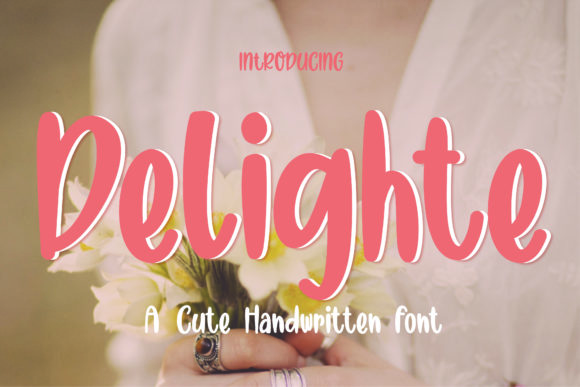 Delighte: A Flowing Script Font for Modern Editorial Design