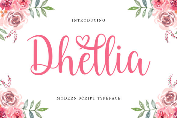 Dhellia: The Script Font That Stops the Scroll