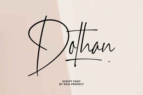 Dothan Font: Elevating Web Design with a Sweet Script Typeface