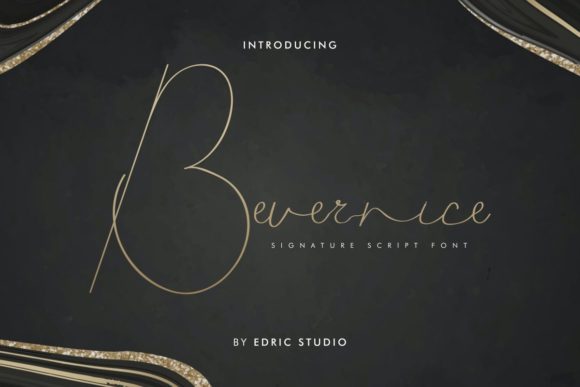 Elevate Web Design with the Bevernice Script Typeface