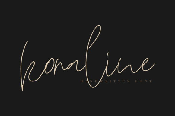 Elevate Web Design with the Koraline Script Font
