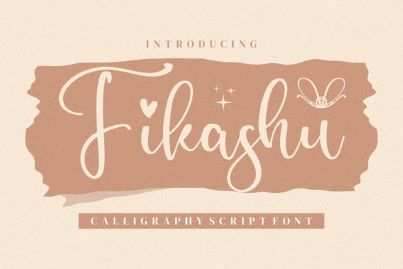 Elevate Your Web Design with the Fikashu Script Typeface