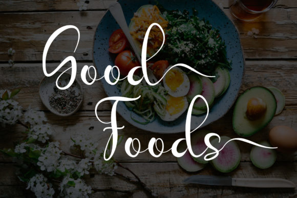 Good Foods Font: Elevate Your Brand with Elegant Script Typography