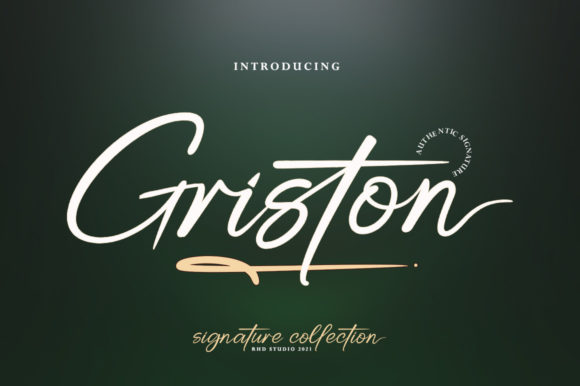Griston: A Premium Script Font for Modern Campaigns