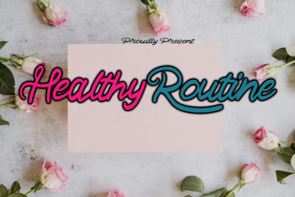 Healthy Routine Font Review for Social Campaigns