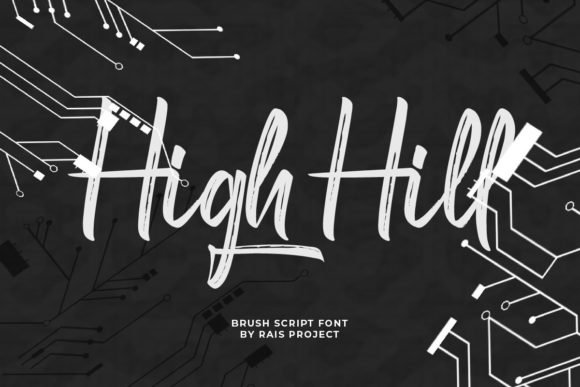 High Hill: A Relaxed Script Font for Modern Branding