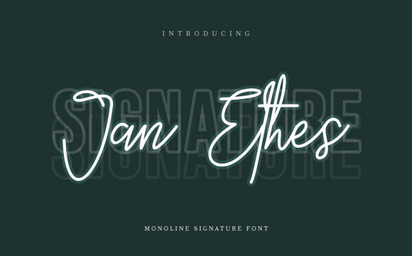 Jan Ethes: A Designer's Take on Modern Script Elegance