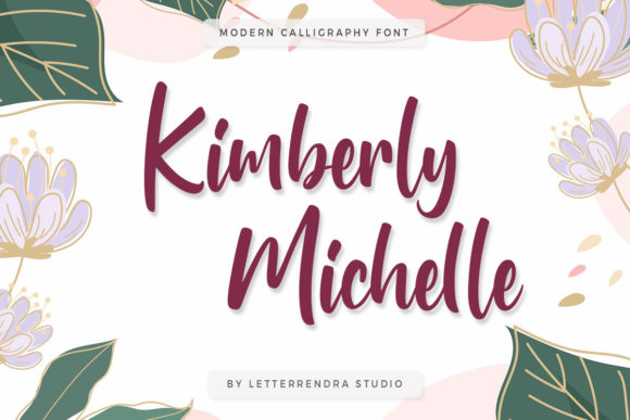Kimberly Michelle: A Refined Script Font for Editorial Design