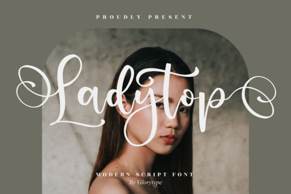 Ladytop: A Playful Script Font for Editorial Design