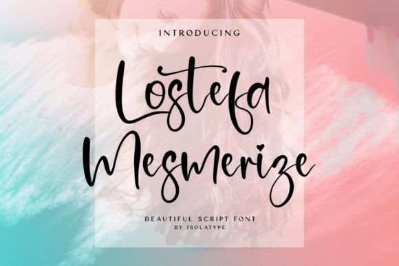 Lostefa Mesmerize: A Delicate Script Font for Elegant Branding