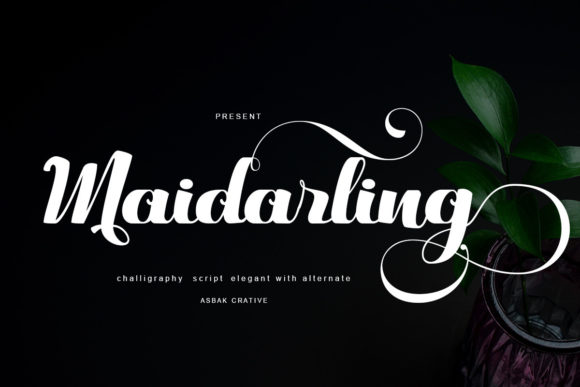 Maidarling: A Handwritten Typeface for Editorial Elegance