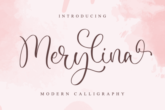 Merylina: A Graceful Script Font for Editorial Design