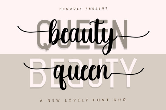 Queen Beauty: A Versatile Script and Sans Serif Typeface for Web