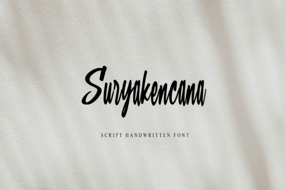 Suryakencana: The Elegant Script Font for Scroll-Stopping Designs