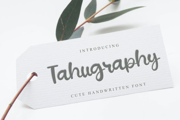 Tahugraphy: The Script Font for Scroll-Stopping Brand Content