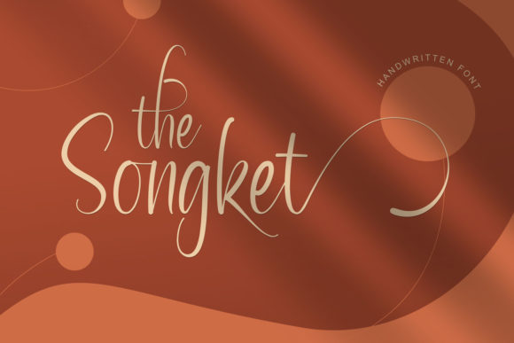 The Songket: A Refined Script Typeface for Editorial Design