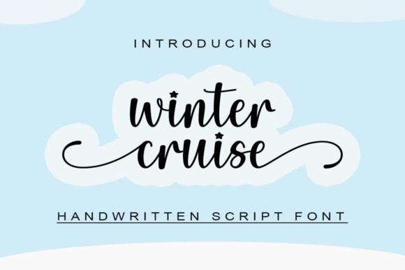 Winter Cruise: A Playful Script Font for Branding