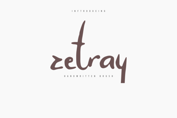 Zetray: A Delicate Script Typeface for Editorial Elegance